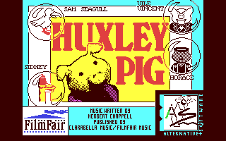 Huxley Pig Title Screen